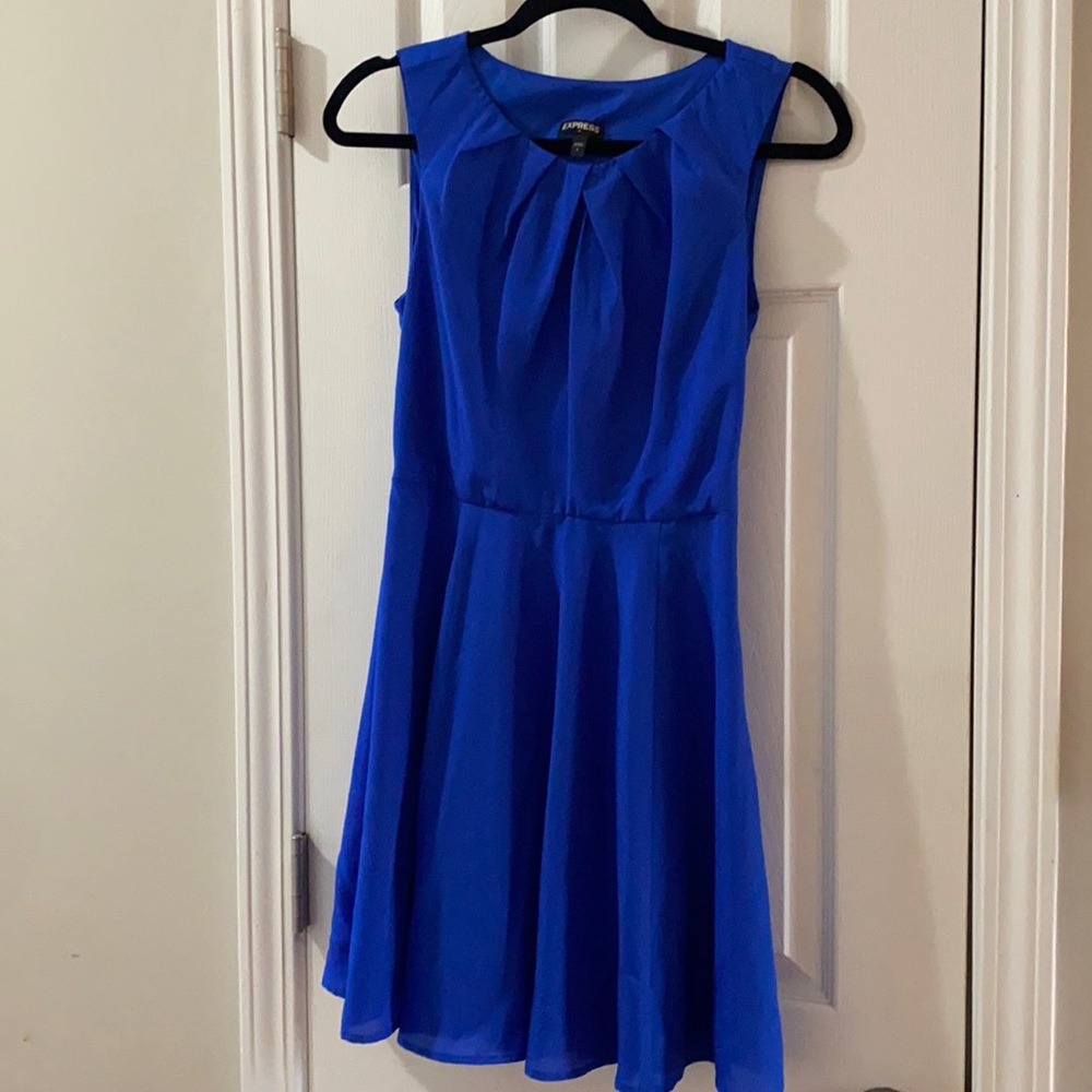 Colbolt blue sleeveless dress